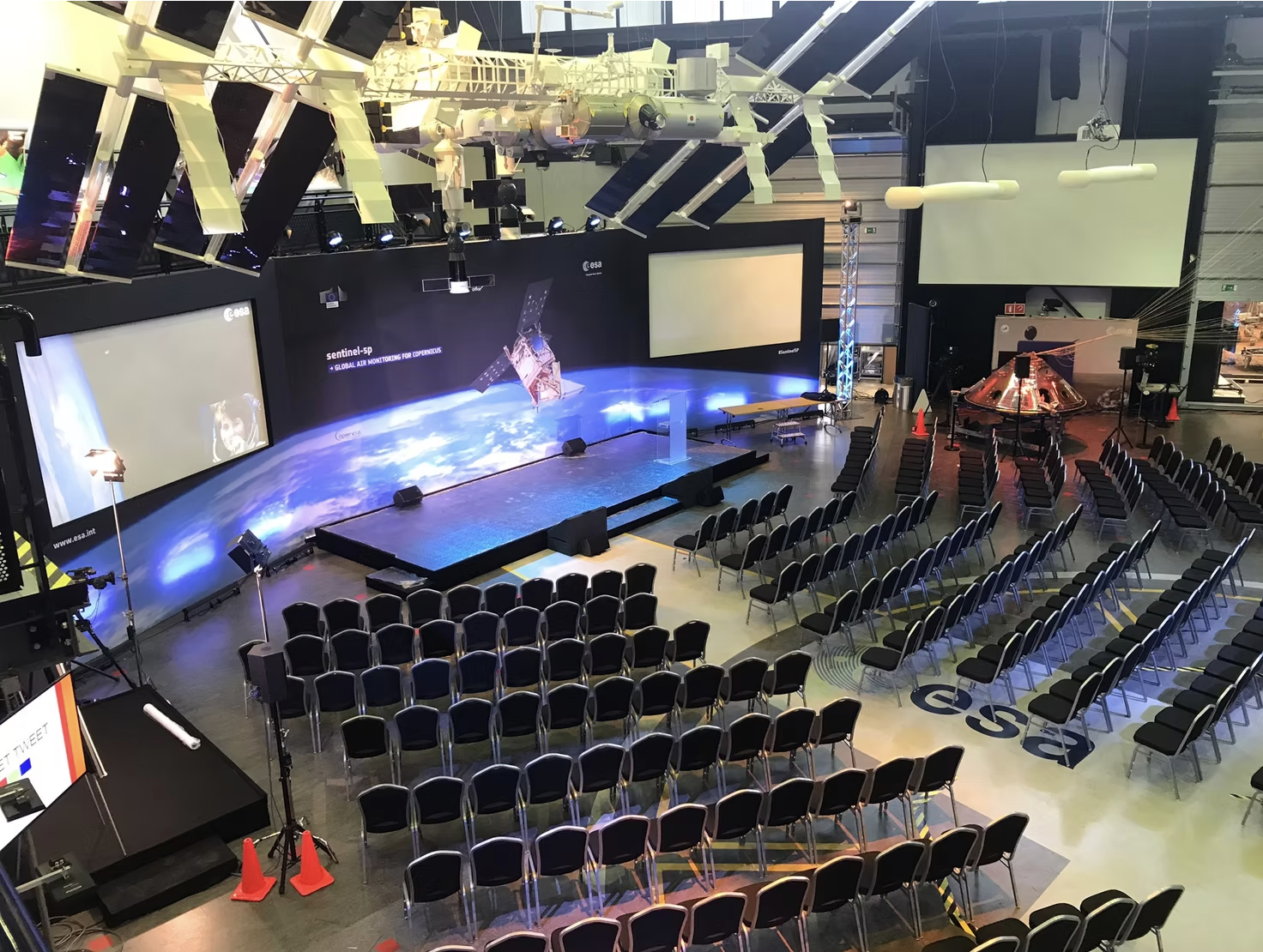 Erasmus High Bay conference space at ESA/ESTEC